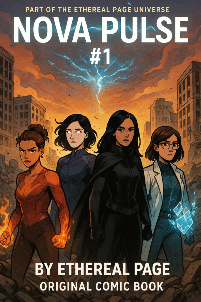 Nova Pulse “The Shattered Sky” | Issue # 1 | Ethereal Page Original Comic Book